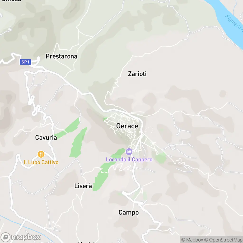 Map of Gerace