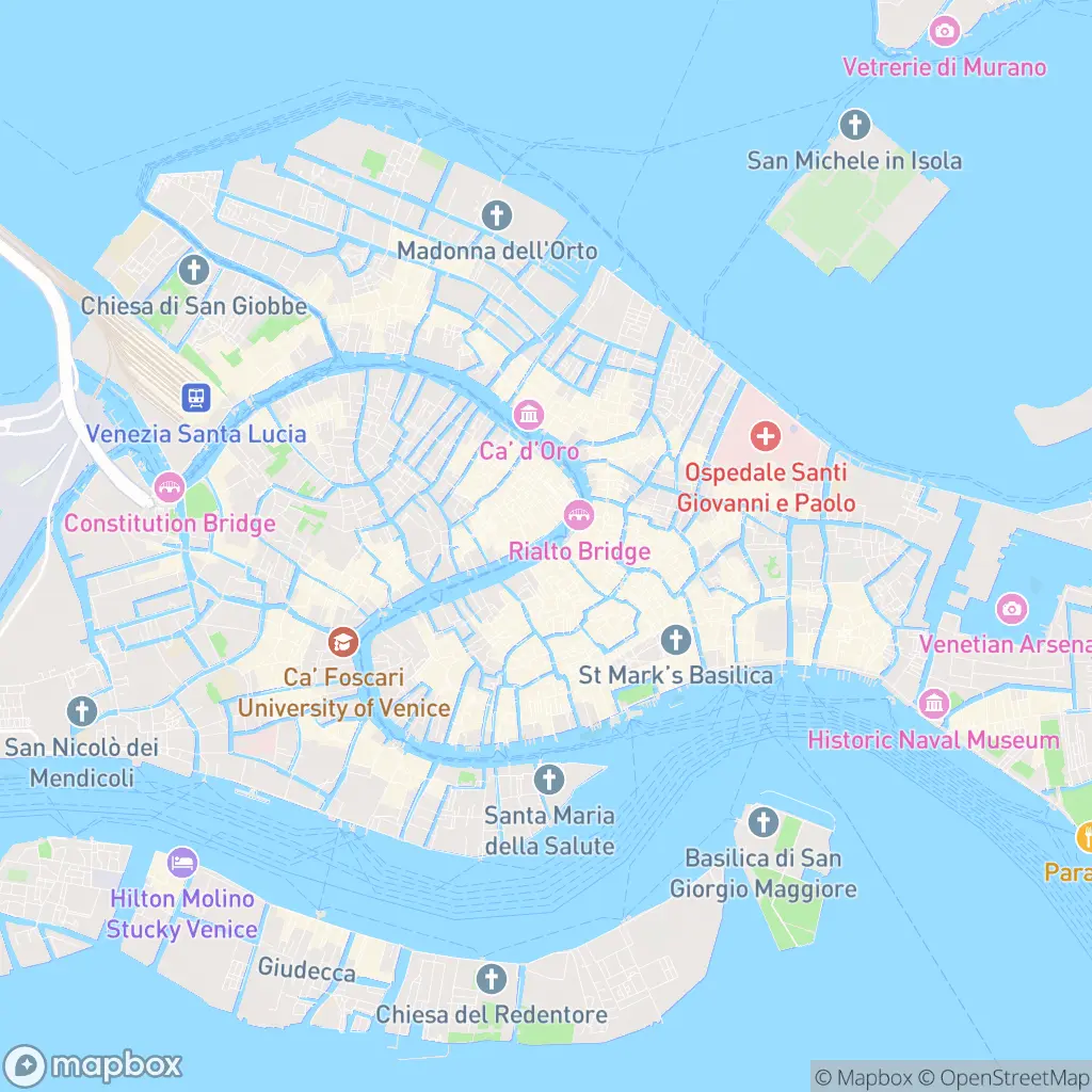 Map of Venice