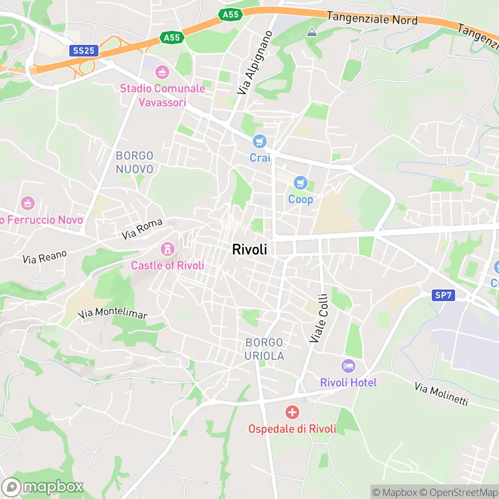 Map of Rivoli