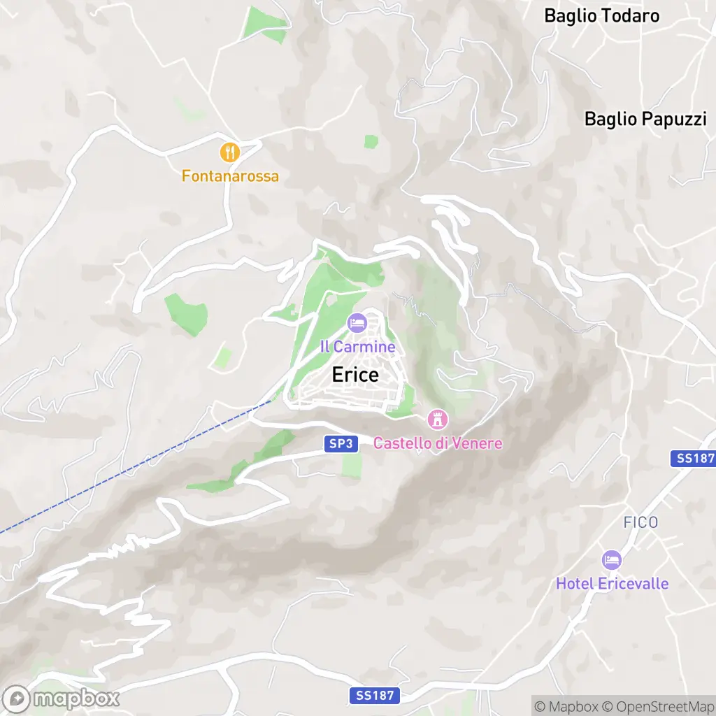 Map of Erice