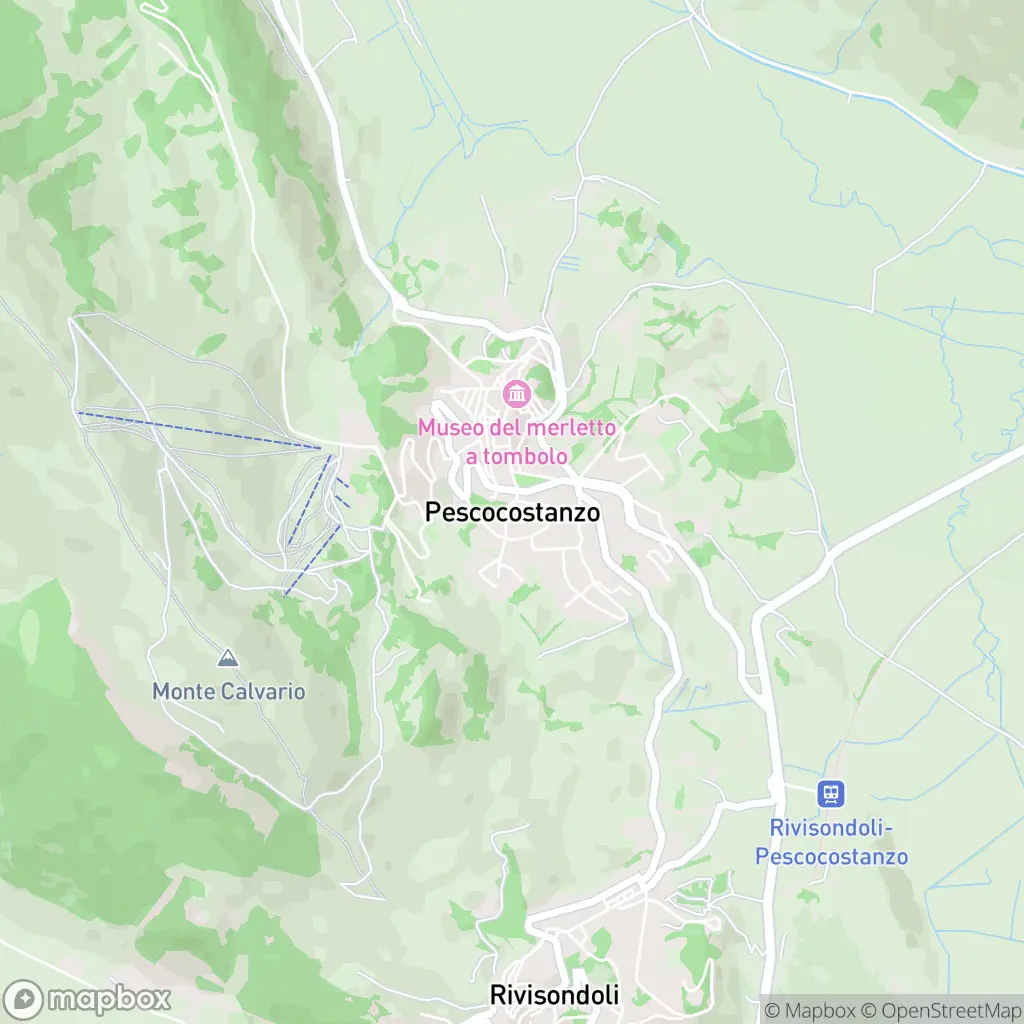 Map of Pescocostanzo