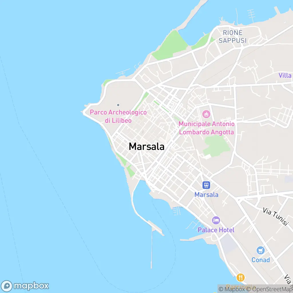 Map of Marsala