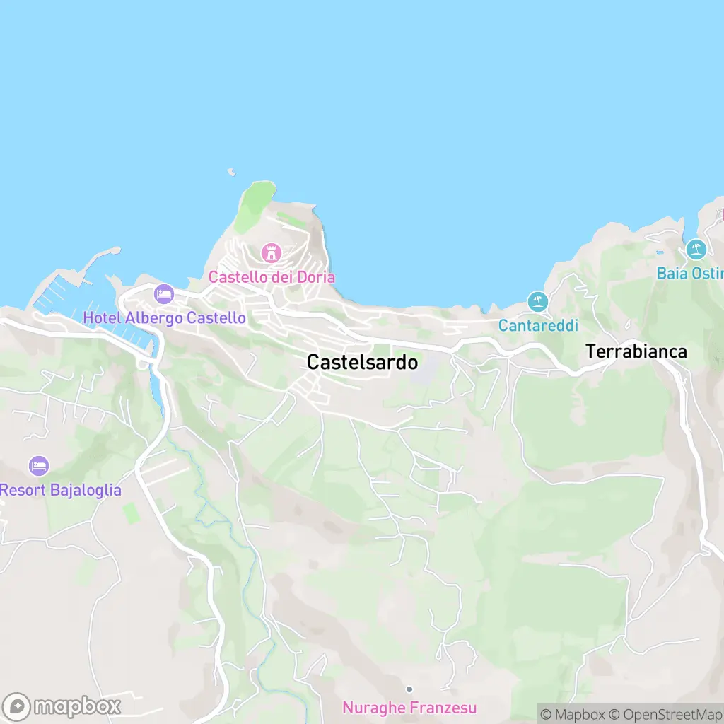 Map of Castelsardo