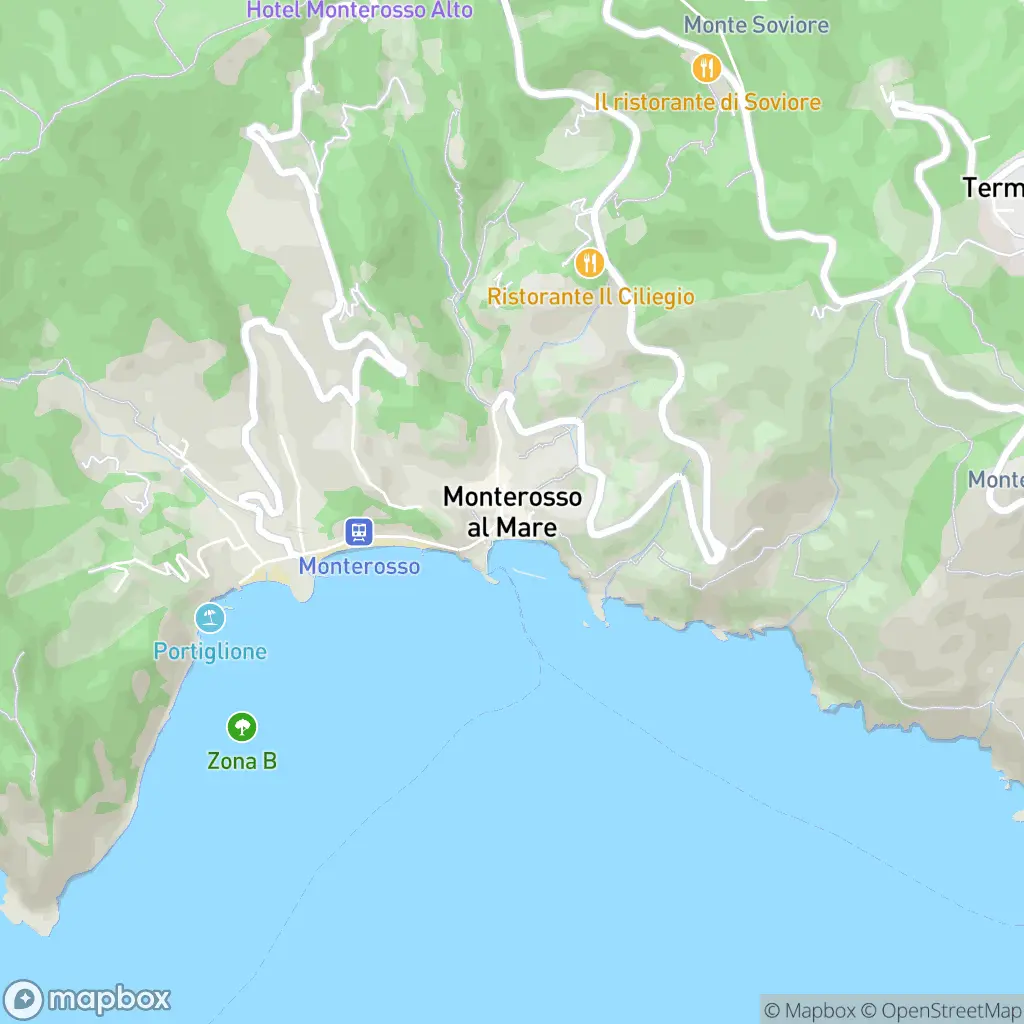 Map of Monterosso al Mare