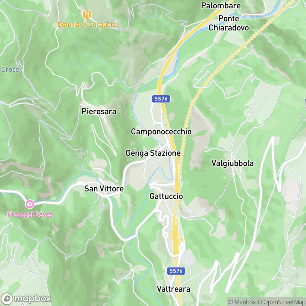 Map of Genga Stazione