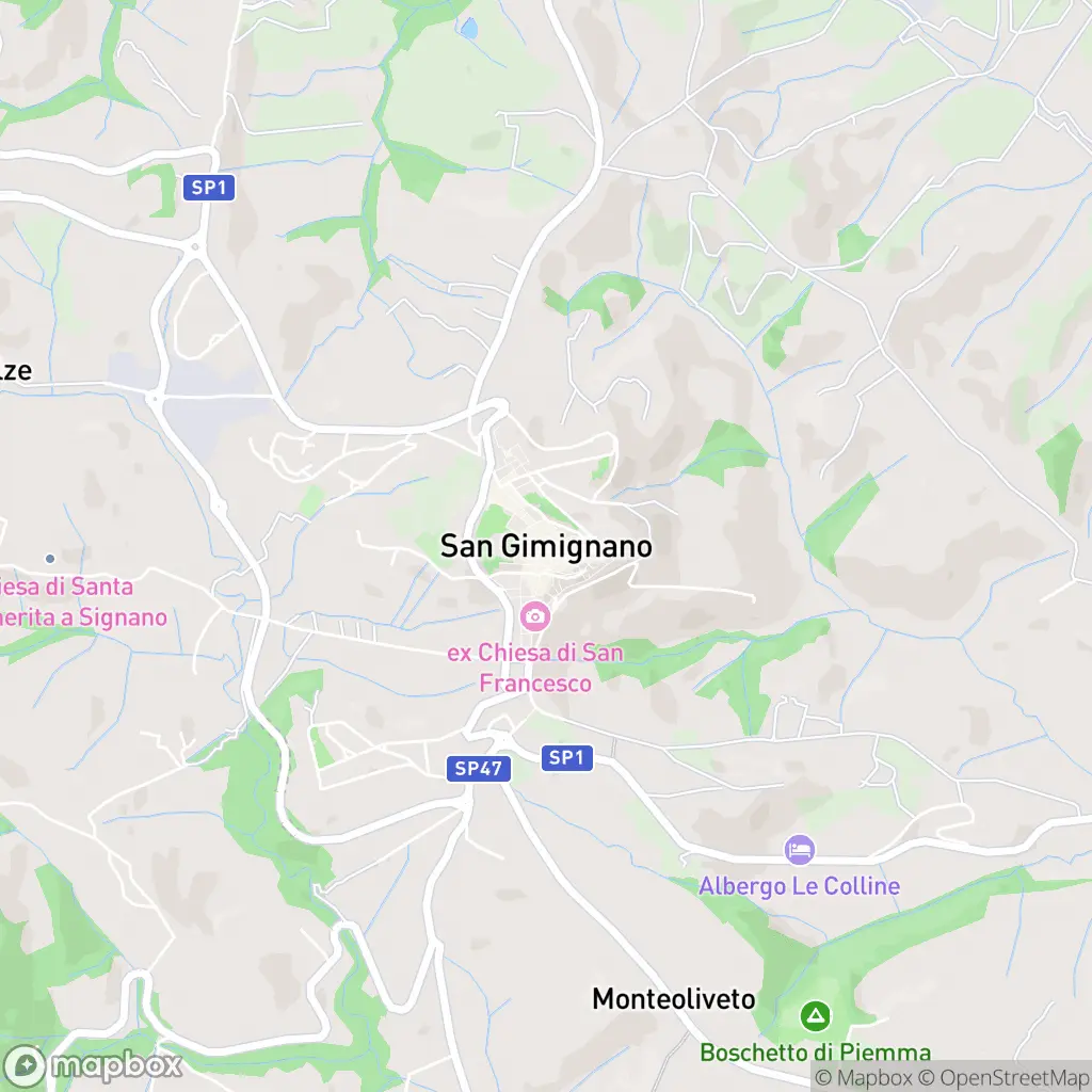 Map of San Gimignano