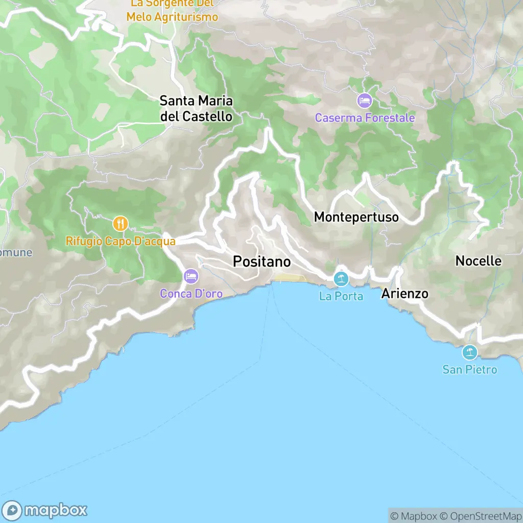 Map of Positano