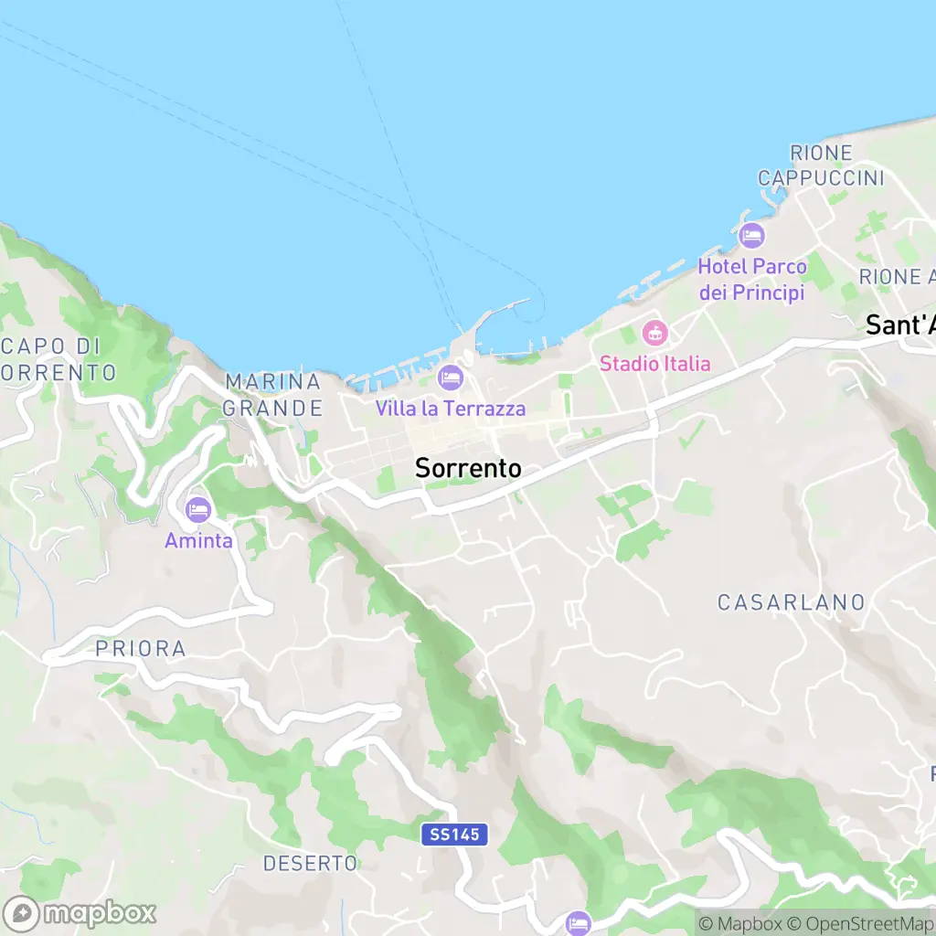 Map of Sorrento