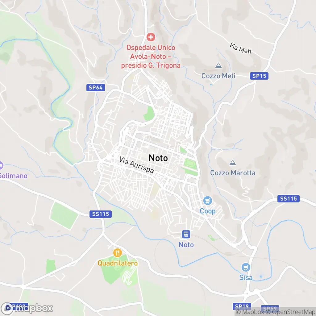 Map of Noto