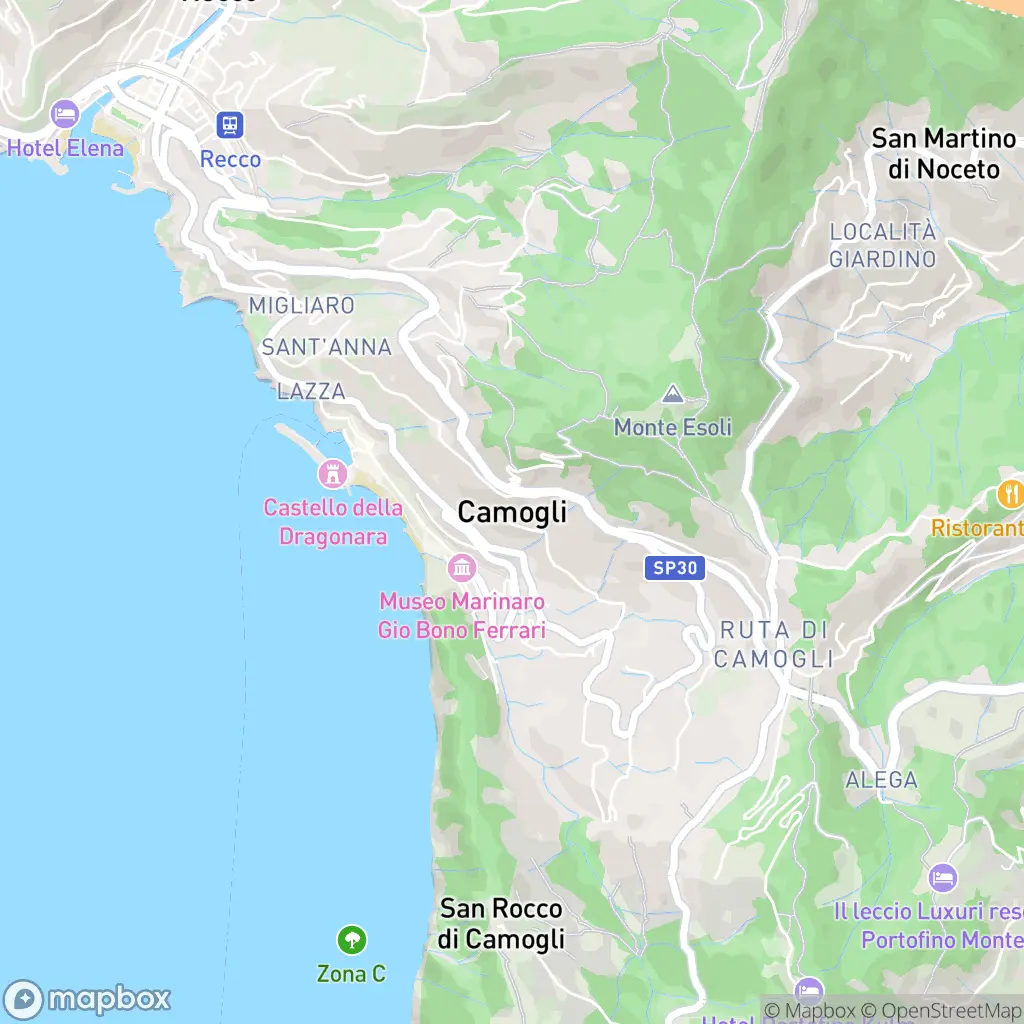 Map of Camogli