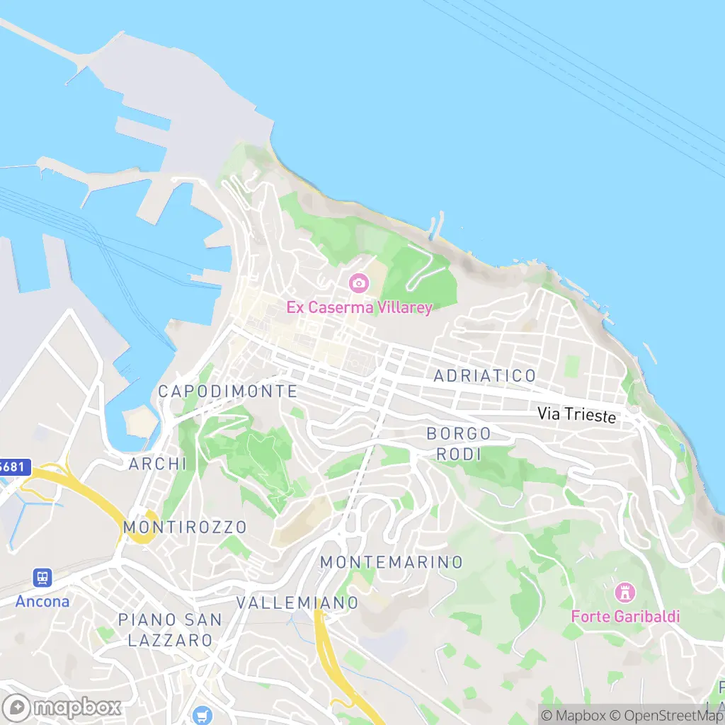 Map of Ancona