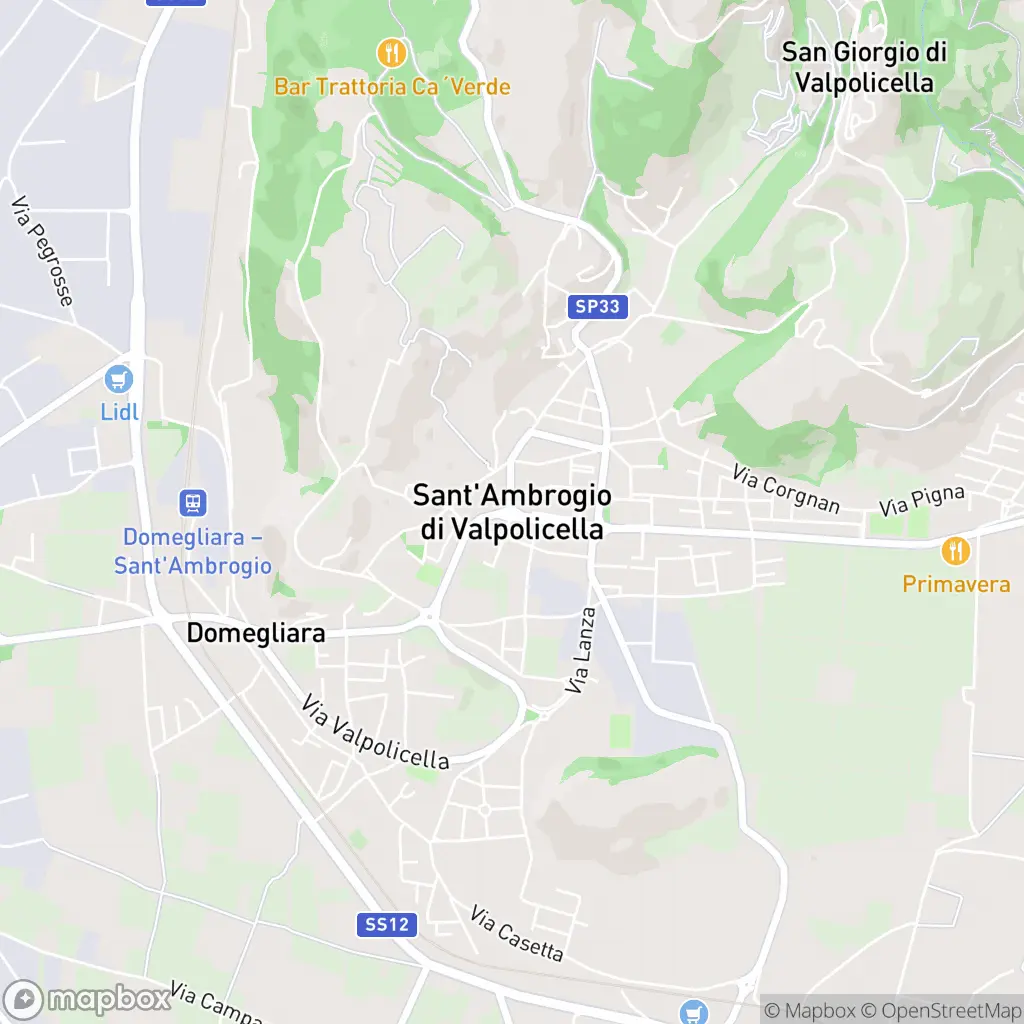 Map of Sant'Ambrogio di Valpolicella