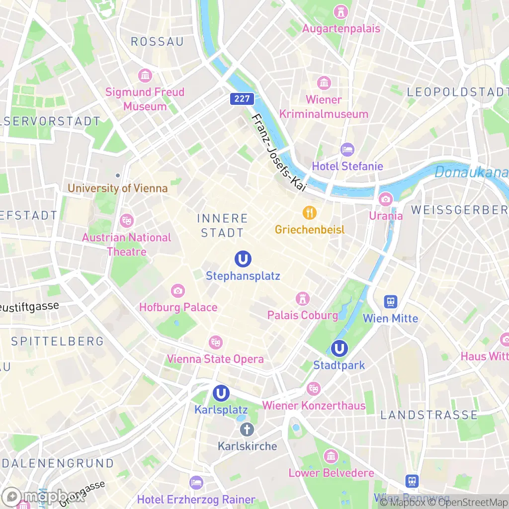 Map of Vienna