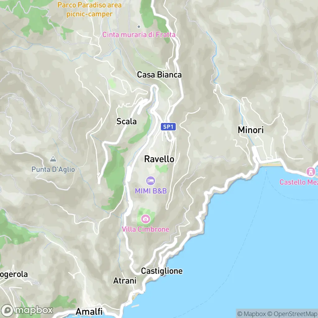 Map of Ravello