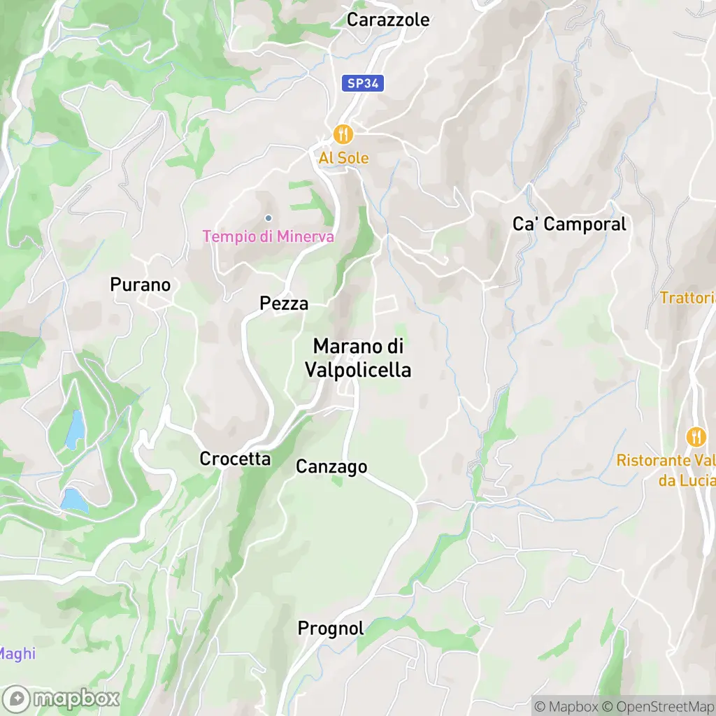 Map of Marano di Valpolicella