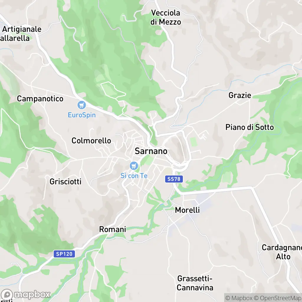 Map of Sarnano