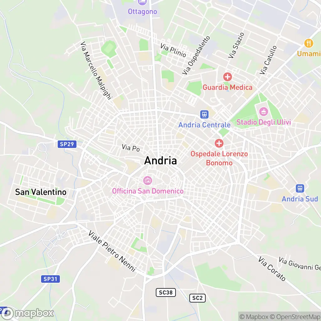 Map of Andria