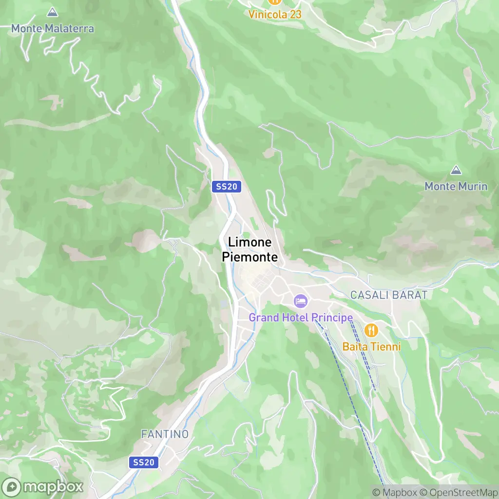 Map of Limone Piemonte