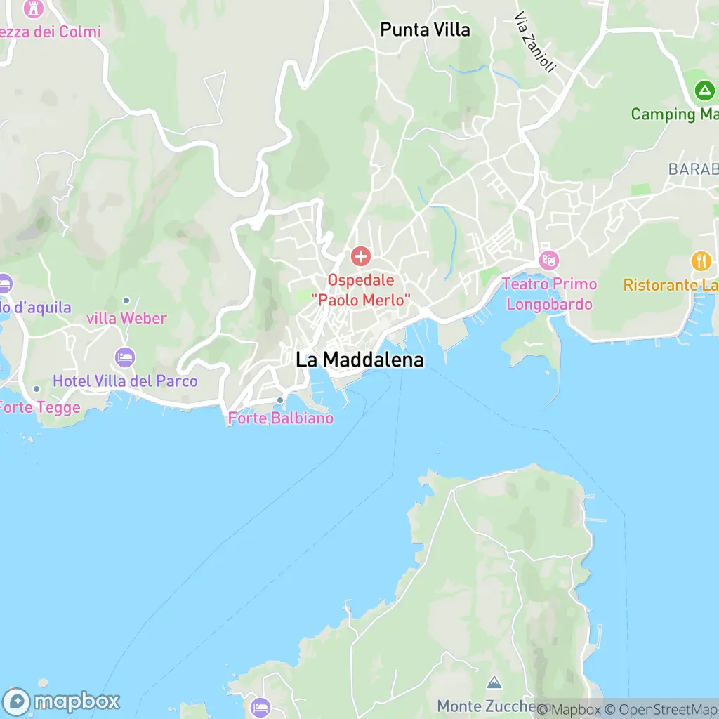 Map of La Maddalena