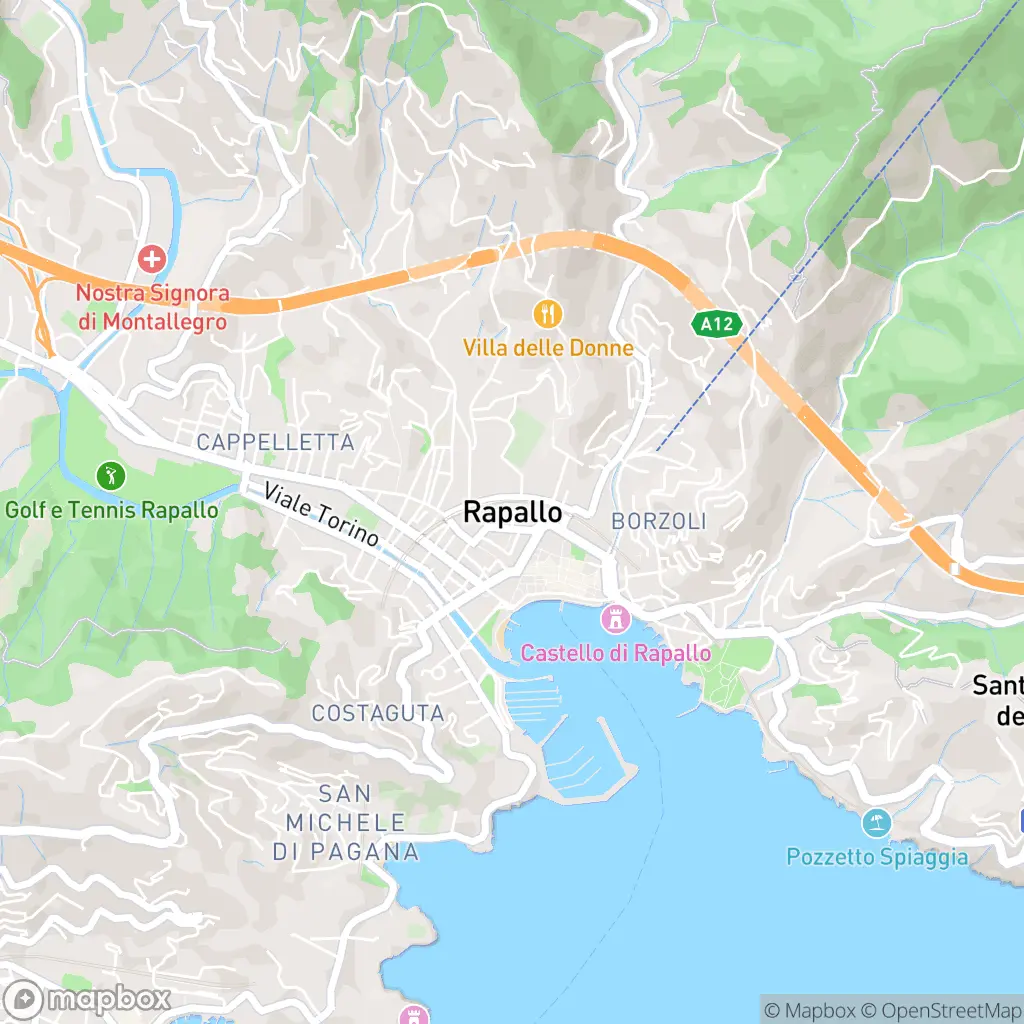 Map of Rapallo