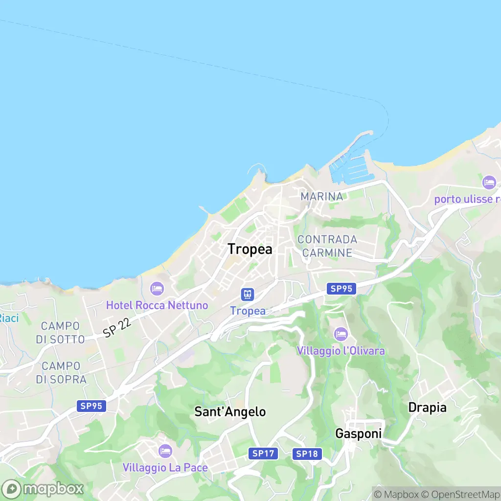 Map of Tropea