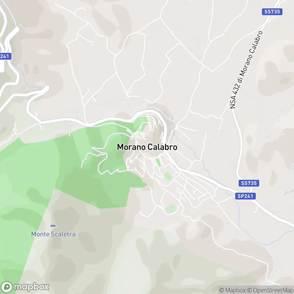 Map of Morano Calabro