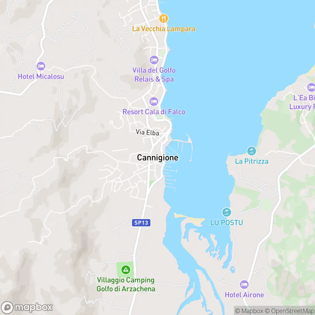 Map of Cannigione