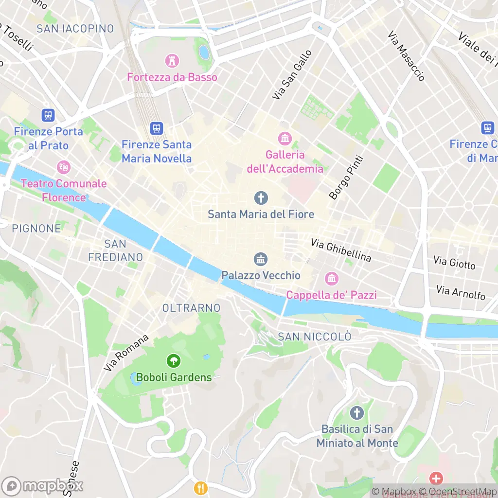 Map of Florence