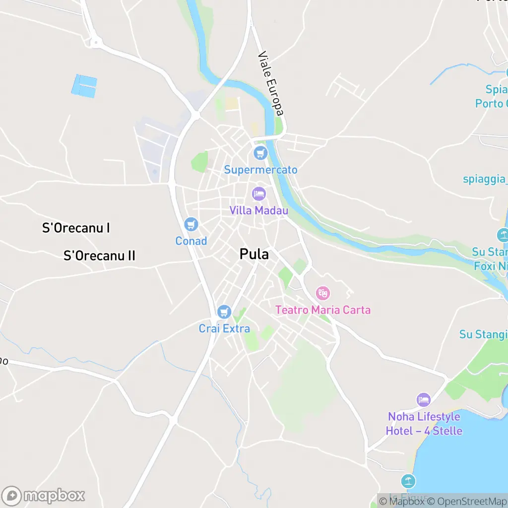 Map of Pula