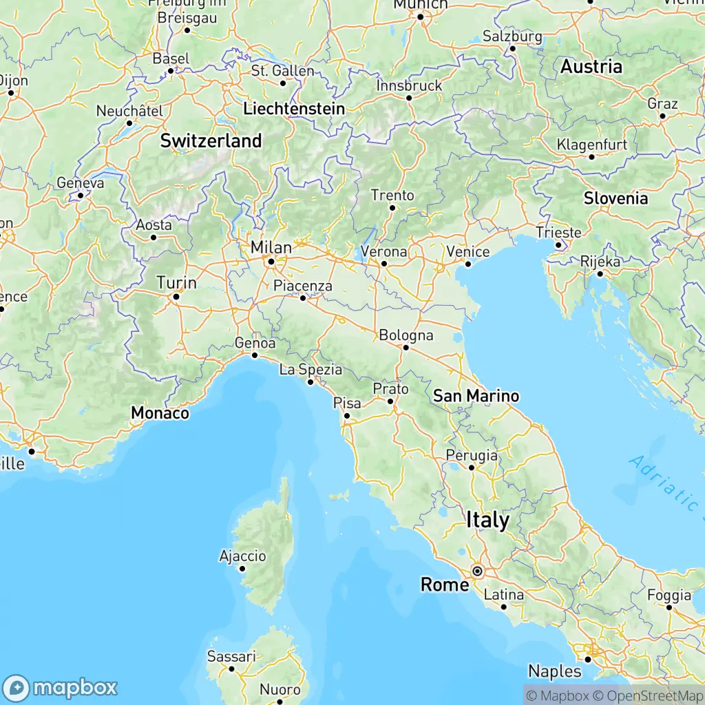 Map of Italy