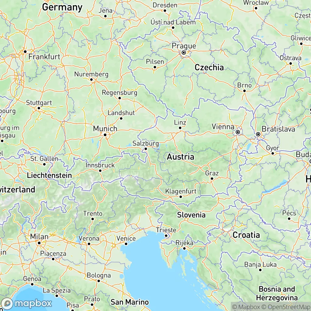 Map of Austria